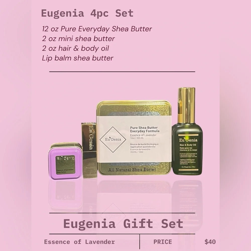 Eu’Genia Essence of Lavender Four-Piece Gift Set